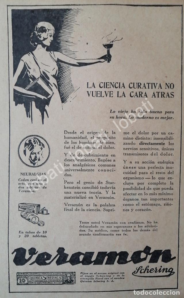 Poster collecting: CARTEL ANTIGUO ORIGINAL DE MEDICINA VERAMON 1927 SCHERING /10