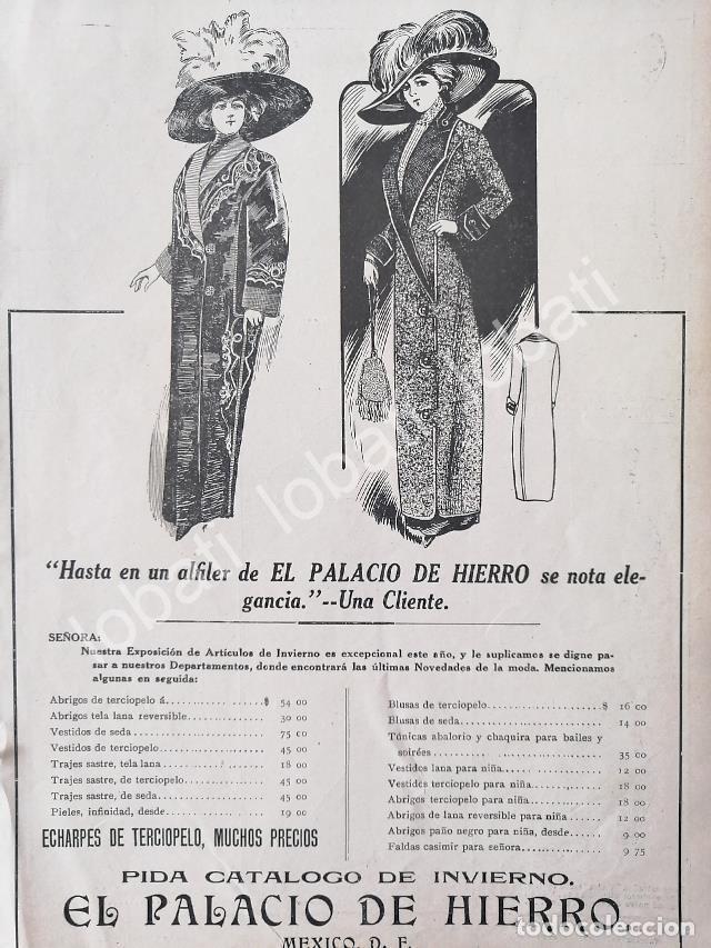 Poster collecting: CARTEL ANTIGUO ORIGINAL DE TIENDAS EL PALACIO DE HIERRO 1910 /247