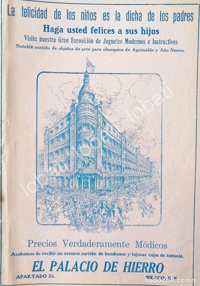 Poster collecting: CARTEL ANTIGUO ORIGINAL DE TIENDAS EL PALACIO DE HIERRO 1910 /253