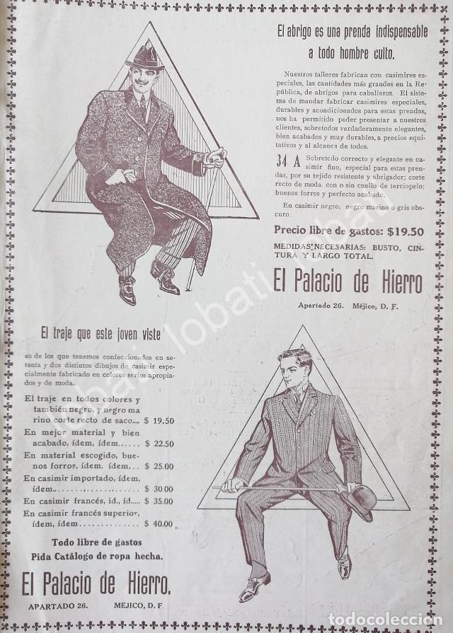 Poster collecting: CARTEL ANTIGUO ORIGINAL DE TIENDAS EL PALACIO DE HIERRO 1910 /256