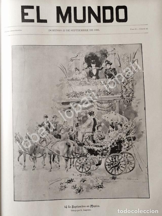 Poster collecting: PORTADA ANTIGUA ORIGINAL 1895 DE LEANDRO IZAGUIRRE, FIESTAS PATRIAS