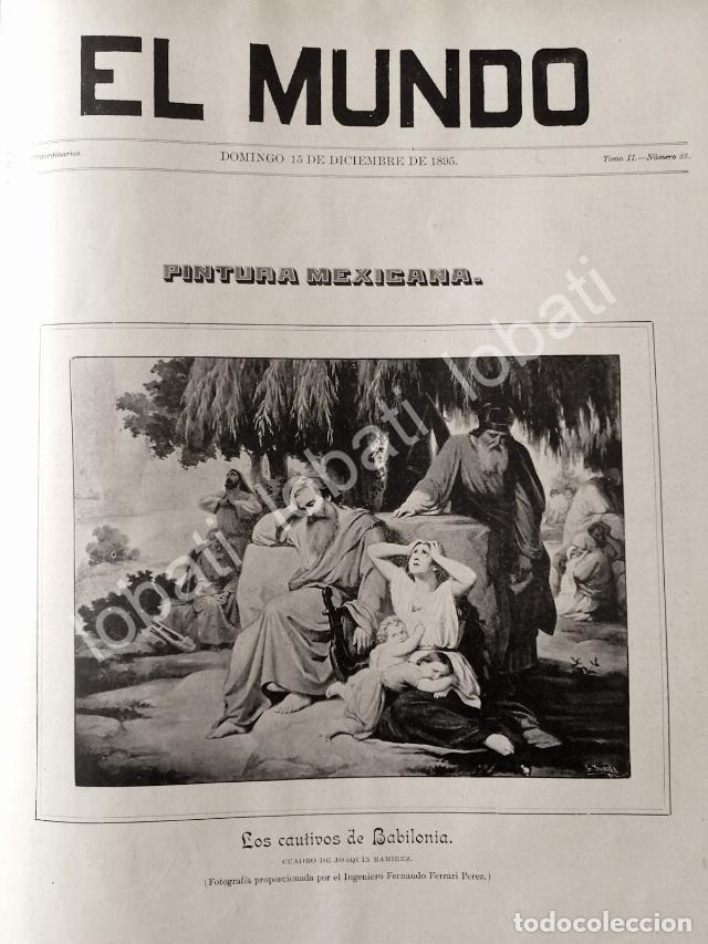 Poster collecting: PORTADA ANTIGUA ORIGINAL 1895 PINTURA DE JOAQUIN RAMIREZ / ARTE SACRO