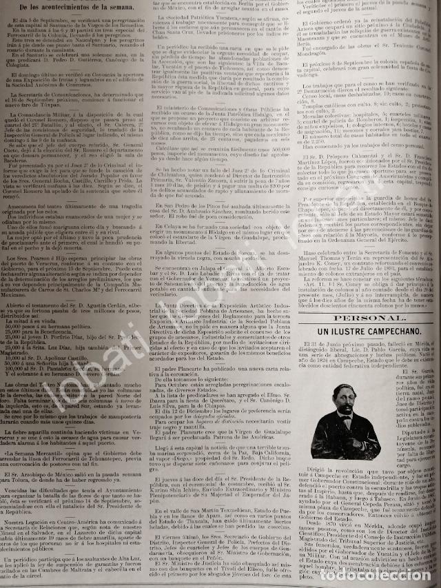 Sammeln von Plakaten: CARTEL ANTIGUO ORIGINAL DE MUERE PABLO GARCIA MONTILLA 1895 Y OTRAS NOTAS / PLT