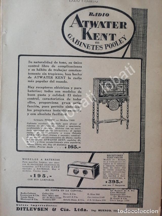 Collectionnisme d'affiches: CARTEL ANTIGUO ORIGINAL DE RADIOS ATWATER KENT 1920s / 121