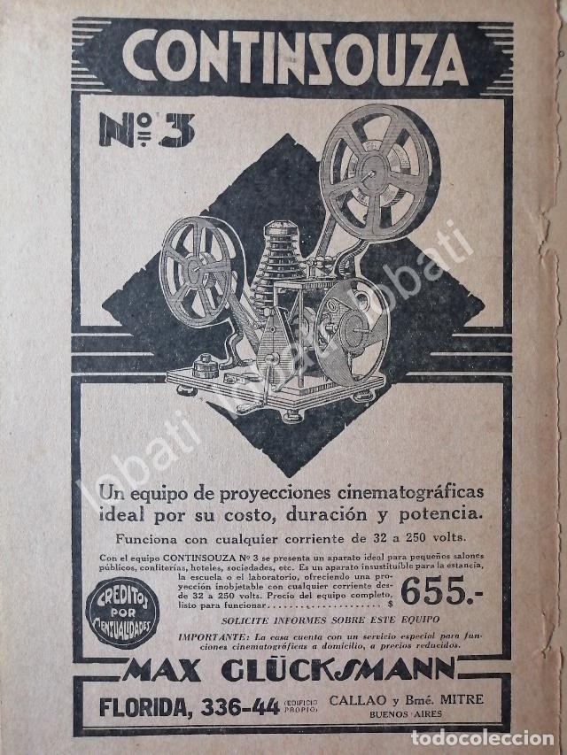Poster collecting: CARTEL ANTIGUO ORIGINAL DE PROYECTOR CONTINSOUZA No3 1929 /133