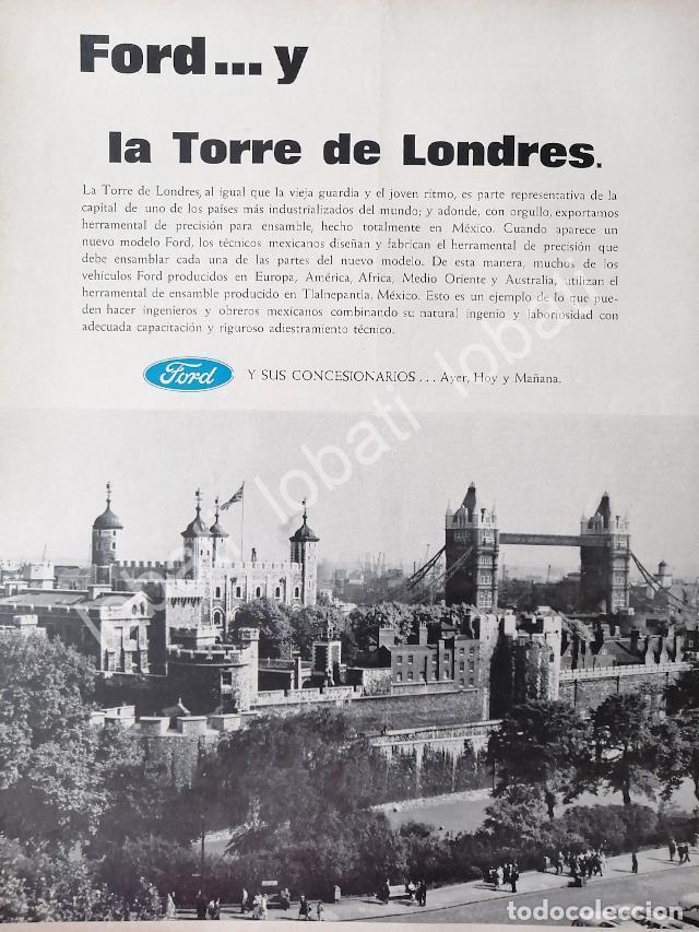 Colecionismo de cartazes: CARTEL ANTIGUO ORIGINAL DE EMPRESAS. AUTOS FORD /495