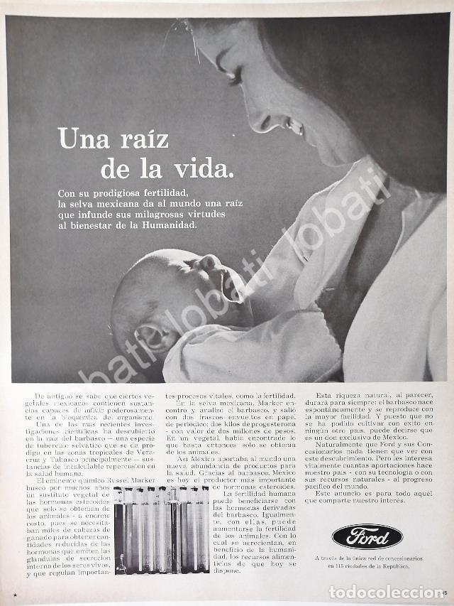 Colecionismo de cartazes: CARTEL ANTIGUO ORIGINAL DE RARO AFICHE INTERSECCIONAL DE AUTOS FORD 1968 /497