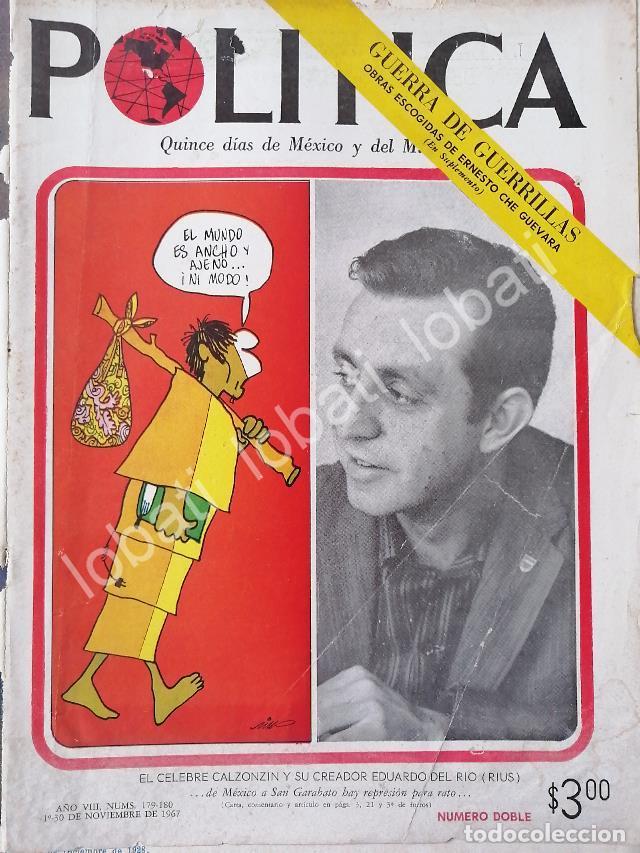 Collezionismo di affissi: CARTEL ANTIGUO ORIGINAL DE PORTADA VINTAGE CON EDUARDO DEL RIO. RIUS 1967