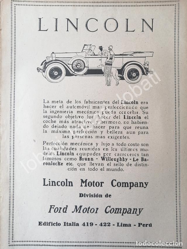 Sammeln von Plakaten: CARTEL ANTIGUO ORIGINAL DE AUTOS FORD LINCOLN SPORT 1920 /540