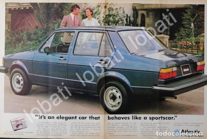 Sammeln von Plakaten: CARTEL ANTIGUO ORIGINAL DE AUTOS VOLKSWAGEN ATLANTIC (JETTA) 1979 1RA EDICION /4
