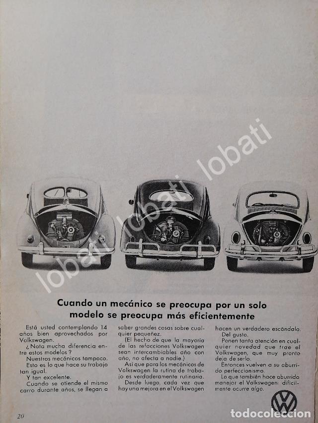 Sammeln von Plakaten: CARTEL ANTIGUO ORIGINAL DE MINI CARTEL AUTOS VOLKSWAGEN VOCHO 1969 /14