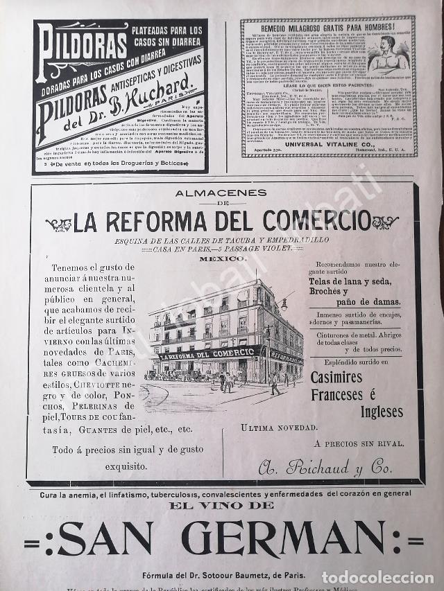 Poster collecting: CARTEL ANTIGUO ORIGINAL DE TIENDA LA REFORMA DEL COMERCIO 1894 RICHAUD Y CIA Y OTRAS. /286