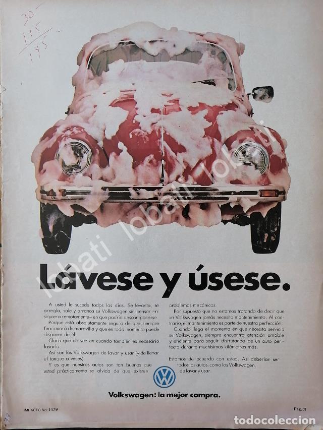 Poster collecting: CARTEL ANTIGUO ORIGINAL DE AUTOS VOLKSWAGEN VOCHO 1979 /34