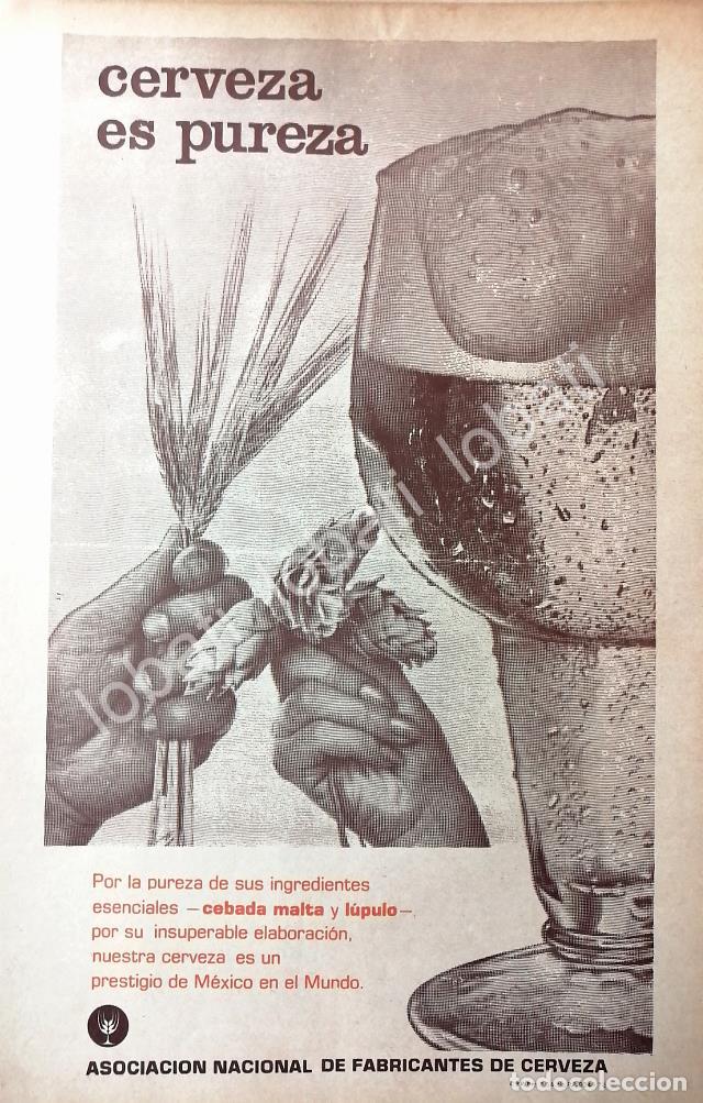 Sammeln von Plakaten: CARTEL ANTIGUO ORIGINAL DE ASOCIACION NACIONAL DE FABRICANTES DE CERVEZA 1974 /315