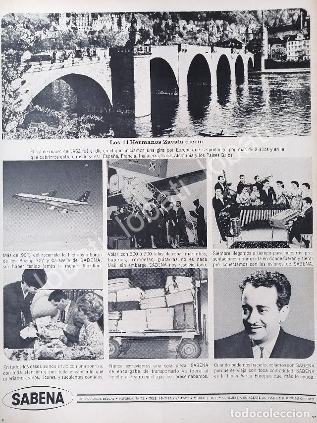 Poster collecting: CARTEL ANTIGUO ORIGINAL DE AEROLINEAS SABENA 1965 /331