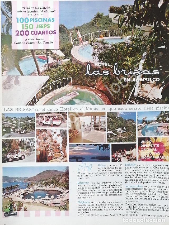 Poster collecting: CARTEL ANTIGUO ORIGINAL DE HOTEL LAS BRISAS ACAPULCO 1965 /349