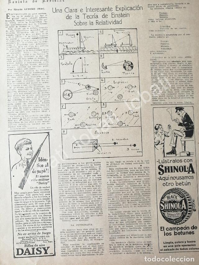 Coleccionismo de carteles: CARTEL ANTIGUO ORIGINAL DE LA TEORIA DE LA RELATIVIDAD 1925 / CIENCIA