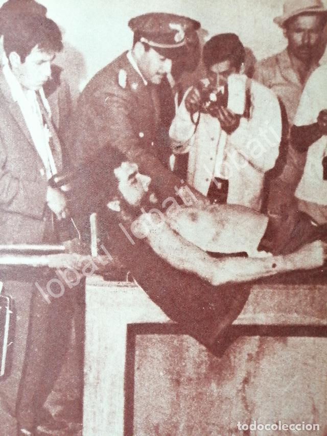 Coleccionismo de carteles: CARTEL ANTIGUO ORIGINAL DE REPORTAJE DE LA MUERTE DEL CHE GUEVARA 1967 / RARO