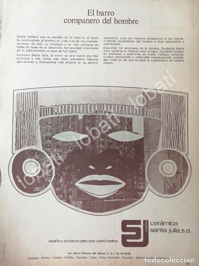 Collectionnisme d'affiches: CARTEL ANTIGUO ORIGINAL DE CERAMICA SANTA JULIA 1960 /408 MUY RARO