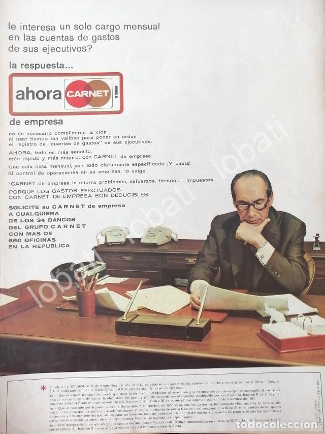 Collectionnisme d'affiches: CARTEL ANTIGUO ORIGINAL DE TARJETA DE CREDITO CARNET 1973 /153