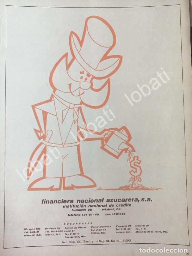 Sammeln von Plakaten: CARTEL ANTIGUO ORIGINAL DE BANCO FINANCIERA NACIONAL AZUCARERA 1972 /164 / RARO