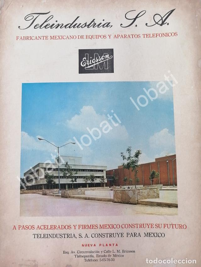 Sammeln von Plakaten: CARTEL ANTIGUO ORIGINAL DE TELEFONOS ERICSSON. TELEINDUSTRIA S.A 1971 /472