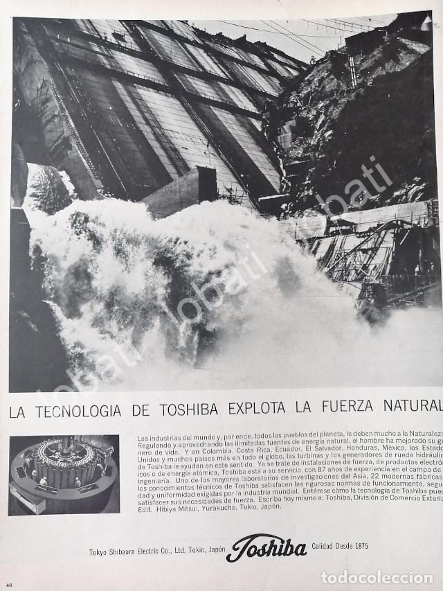 Sammeln von Plakaten: CARTEL ANTIGUO ORIGINAL DE TOSHIBA MEXICANA 1960s /478