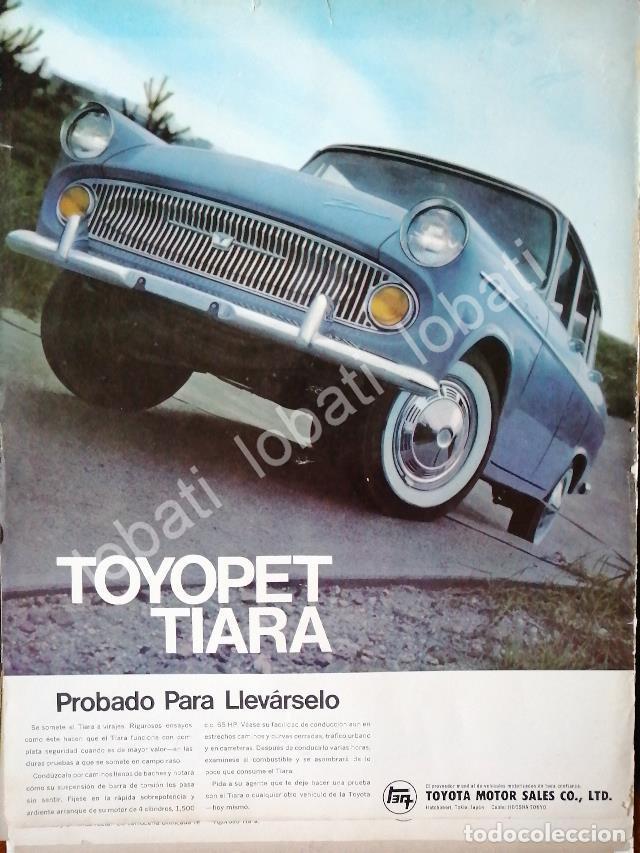Coleccionismo de carteles: CARTEL ANTIGUO ORIGINAL DE AUTOS TOYOTA TOYOPET TIARA 1963 /235