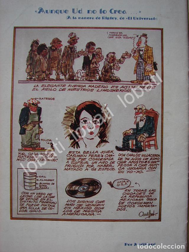 Sammeln von Plakaten: CARTEL ANTIGUO ORIGINAL DE CARICATURA VINTAGE DE ANDRES AUDIFREDD 1930