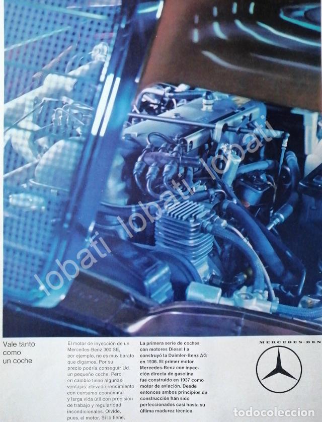 Sammeln von Plakaten: CARTEL ANTIGUO ORIGINAL DE AUTOS MERCEDES BENZ 300 SE 1954 /280 RARO