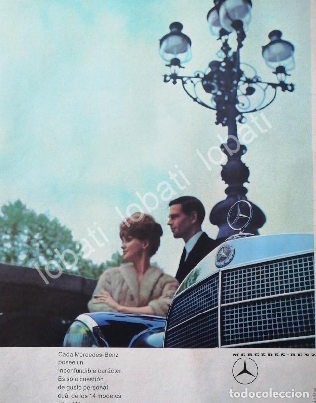 Sammeln von Plakaten: CARTEL ANTIGUO ORIGINAL DE AUTOS MERCEDES BENZ 1954 /281