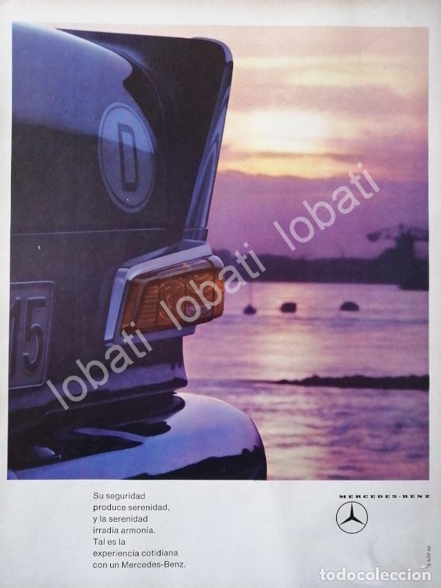 Sammeln von Plakaten: CARTEL ANTIGUO ORIGINAL DE AUTOS MERCEDEZ BENS 1960s /285