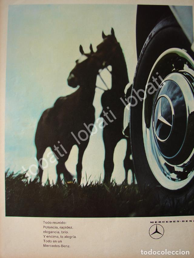 Sammeln von Plakaten: CARTEL ANTIGUO ORIGINAL DE AUTOS MERCEDES BENZ 1960 /296