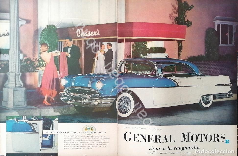Poster collecting: CARTEL ANTIGUO ORIGINAL DE AUTOS CHEVROLET PONTIAC CATALINA 1956 /580