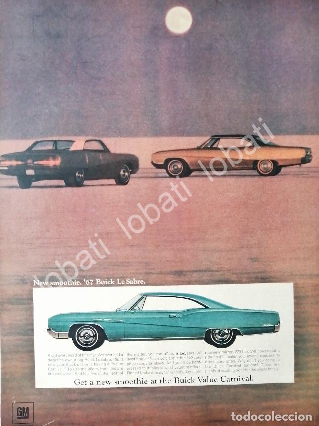 Sammeln von Plakaten: CARTEL ANTIGUO ORIGINAL DE AUTOS GM BUICK LESABRE 1967 /627