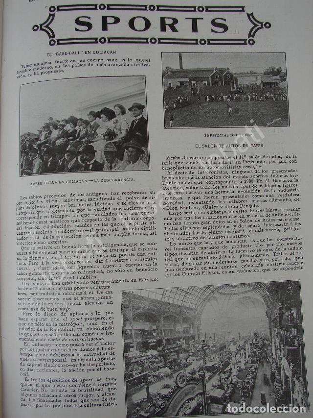 Collezionismo di affissi: CARTEL ANTIGUO ORIGINAL DE PARTIDO DE BEISBOL EN CULIACAN 1909 Y MAS /DPT