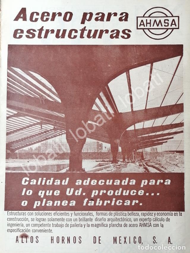 Collezionismo di affissi: CARTEL ANTIGUO ORIGINAL DE ALTOS HORNOS DE MEXICO 1967