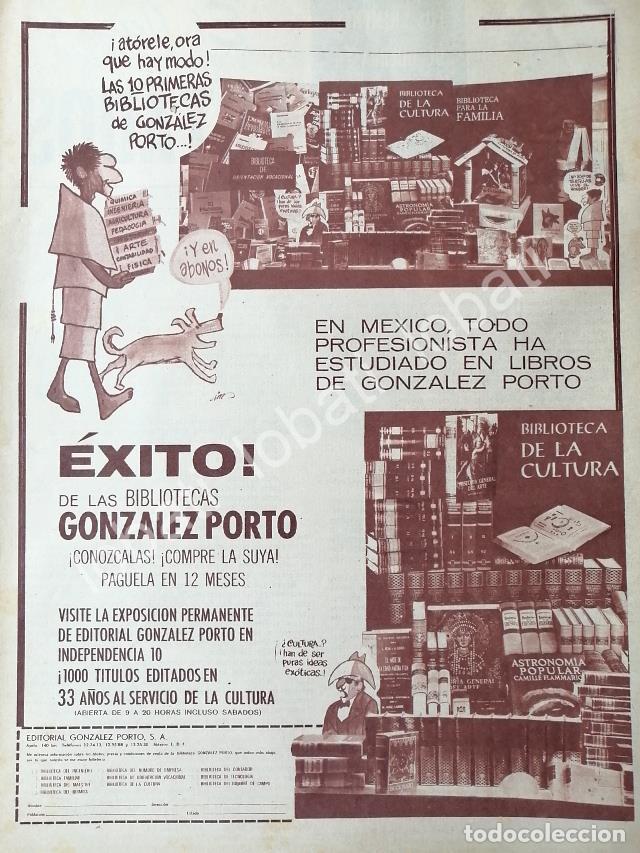 Collezionismo di affissi: CARTEL ANTIGUO ORIGINAL DE EDITORIAL GONZALEZ PORTO 1960s /510 Y RIUS
