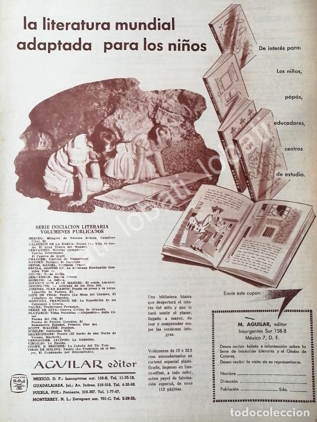 Collezionismo di affissi: CARTEL ANTIGUO ORIGINAL DE EDITORIAL AGUILAR 1965 /509