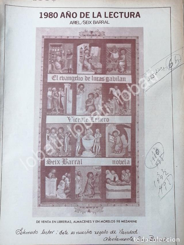 Collezionismo di affissi: CARTEL ANTIGUO ORIGINAL DE EDITORIA ARIEL & SEIX BARRAL 1980 /521