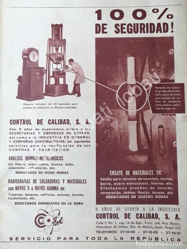 Collezionismo di affissi: CARTEL ANTIGUO ORIGINAL DE EMPRESA CONTROL DE CALIDAD S.A 1965 /520 MUY RARO