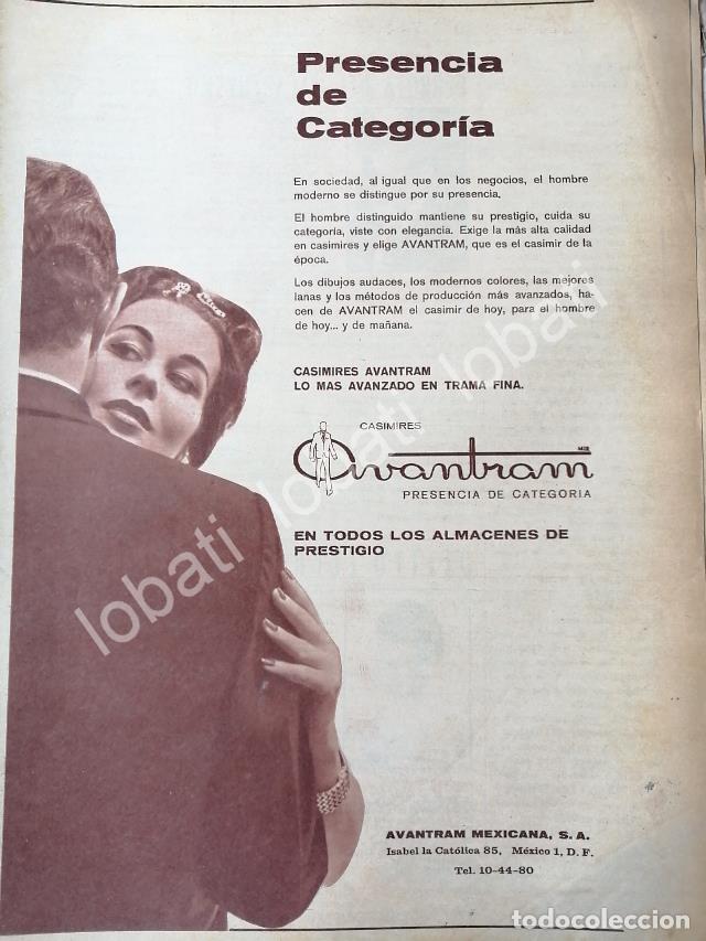 Collezionismo di affissi: CARTEL ANTIGUO ORIGINAL DE CASIMIRES AVANTRAM MEXICANA S.A 1960s / 533