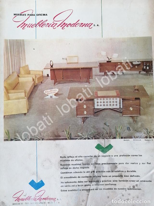 Collezionismo di affissi: CARTEL ANTIGUO ORIGINAL DE MUEBLERIA MODERNA 1962 (Donceles No 65) / 531
