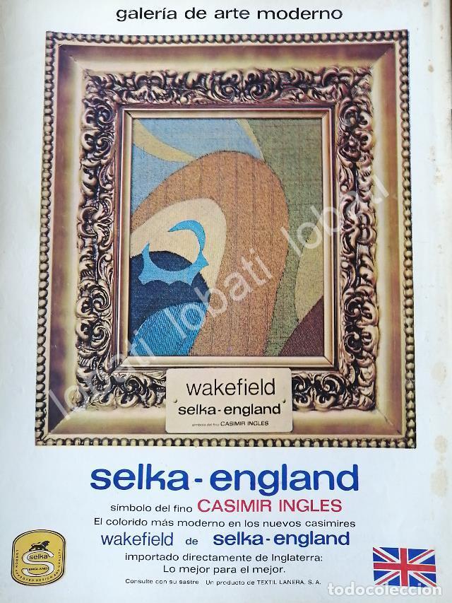 Sammeln von Plakaten: CARTEL ANTIGUO ORIGINAL DE CASIMIRES SELKA WAKEFIELD, TEXTIL LANERA S.A 1970 /548 / ROPA