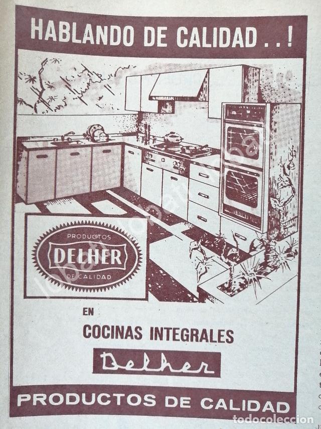 Sammeln von Plakaten: CARTEL ANTIGUO ORIGINAL DE MINI CARTEL COCINAS DELHER 1968 /554