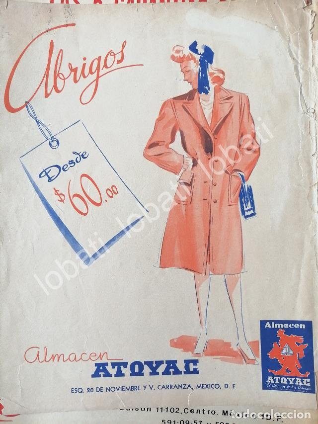 Sammeln von Plakaten: CARTEL ANTIGUO ORIGINAL DE TIENDA. ALMACENES ATOYAC 1943 /580