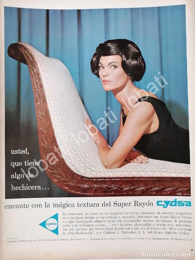 Sammeln von Plakaten: CARTEL ANTIGUO ORIGINAL DE SUPER RAYON DE CYDSA, CELULOSA Y DERIVADOS 1961 MONTERREY /595