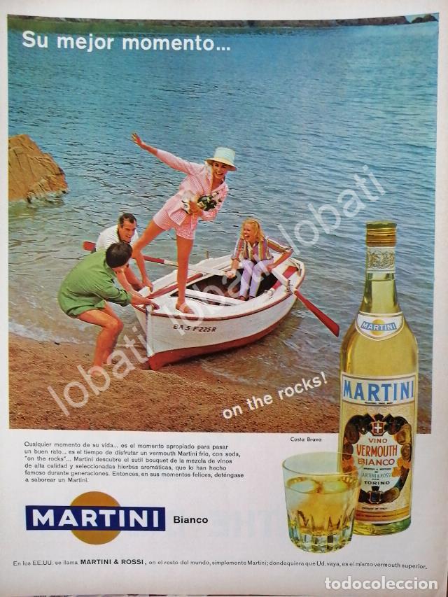 Sammeln von Plakaten: CARTEL ANTIGUO ORIGINAL DE VINOS VERMOUTH MARTINI 1960 /361