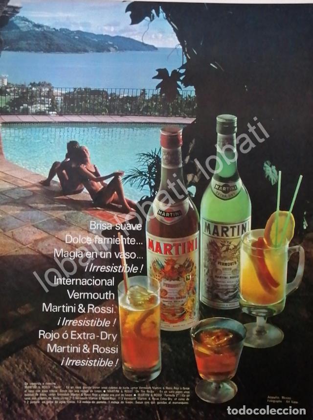 Sammeln von Plakaten: CARTEL ANTIGUO ORIGINAL DE VINOS VERMOUTH MARTINI 1960 /362