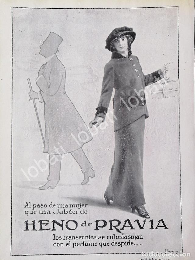 Sammeln von Plakaten: CARTEL ANTIGUO ORIGINAL DE JABON HENO DE PRAVIA 1914 /No64